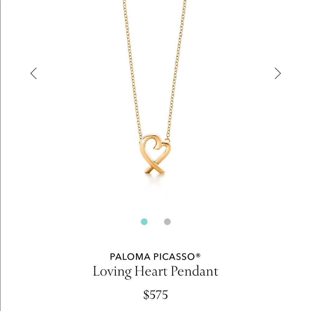 Tiffany 18k gold Loving Heart Necklace
